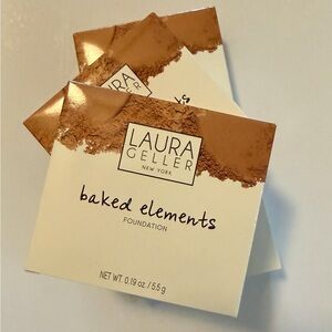 NIB (4) Boxes Laura Geller Baked Elements Foundation Deep